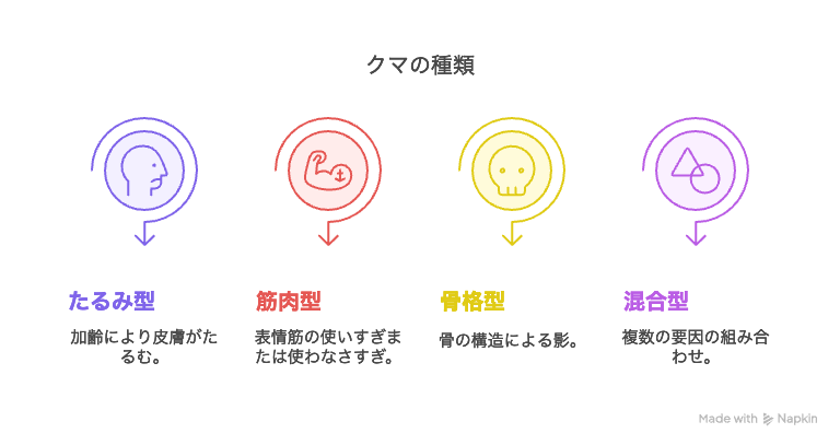 ほうれい線のタイプ